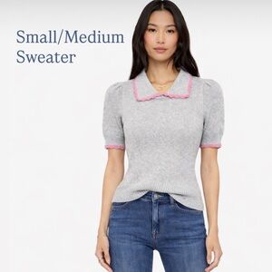 Song of style Gray and Pink Women's Sweater